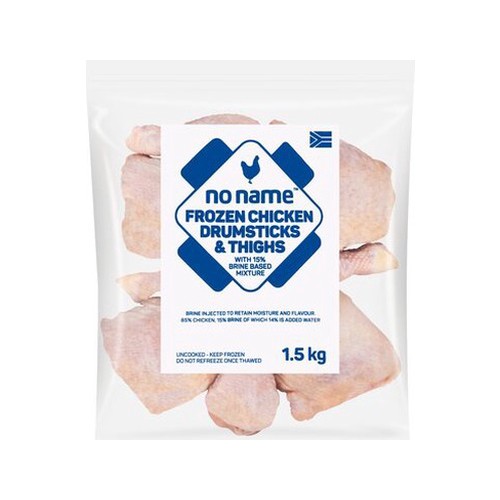 No Name Frozen 4 Thighs & 4 Drumsticks 1.5kg